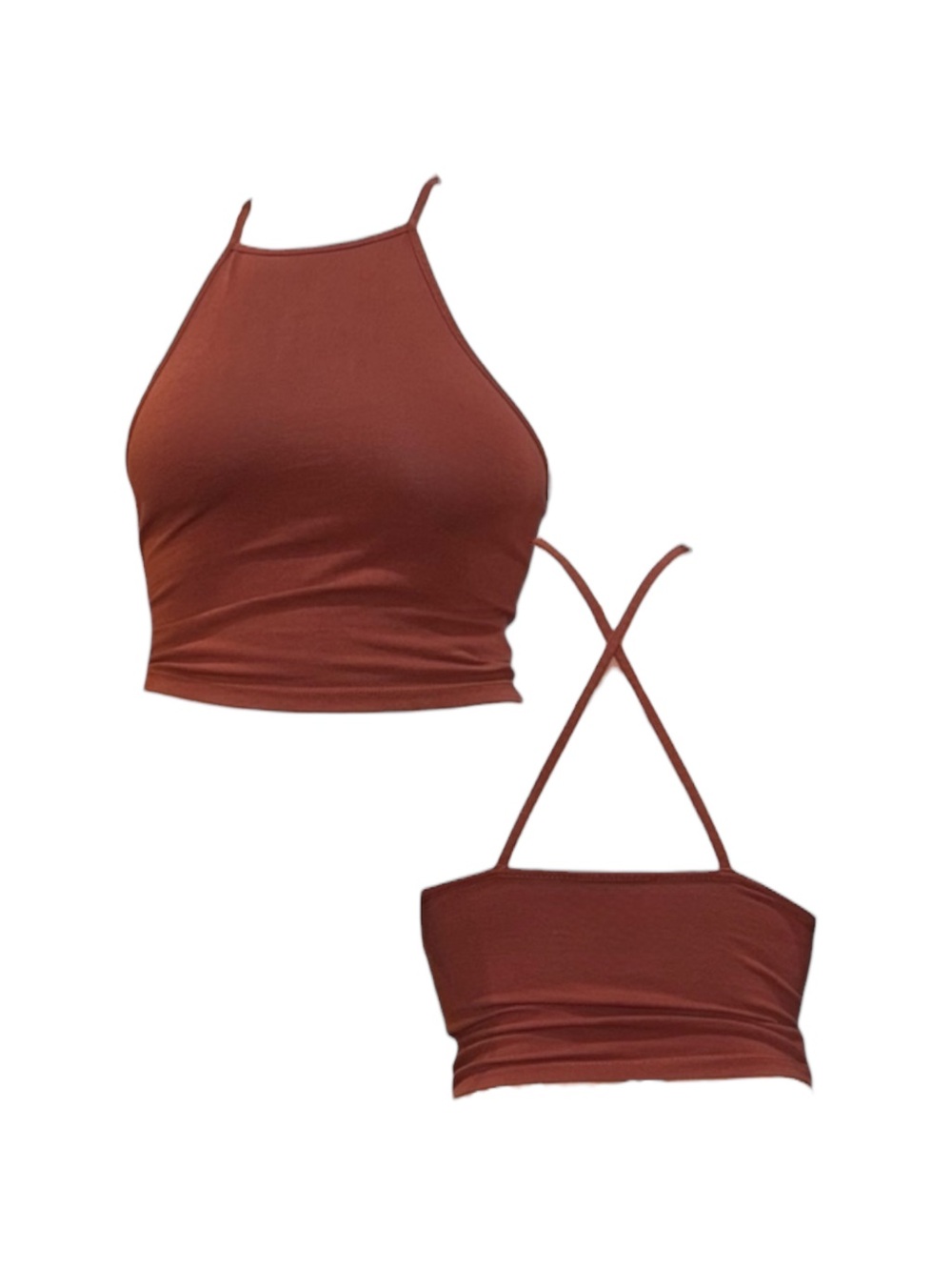 Rust Halter Top